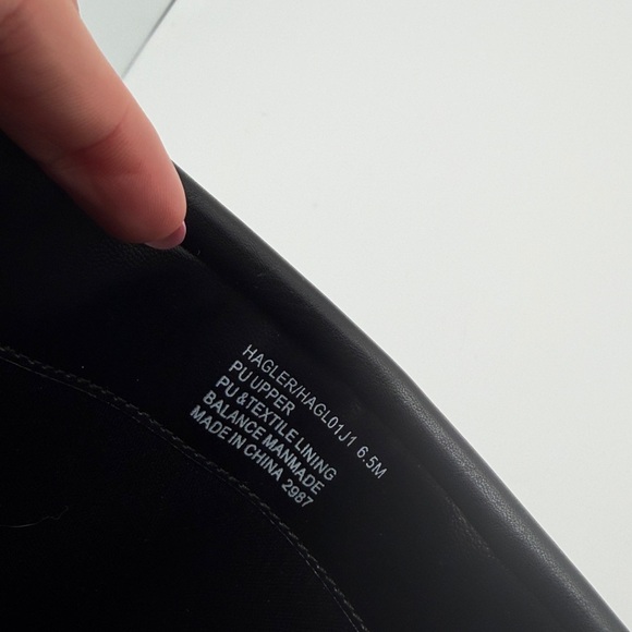 NEW MADDEN GIRL BLACK LEATHER TALL POINTED TOE BOOTS - Picture 9 of 9